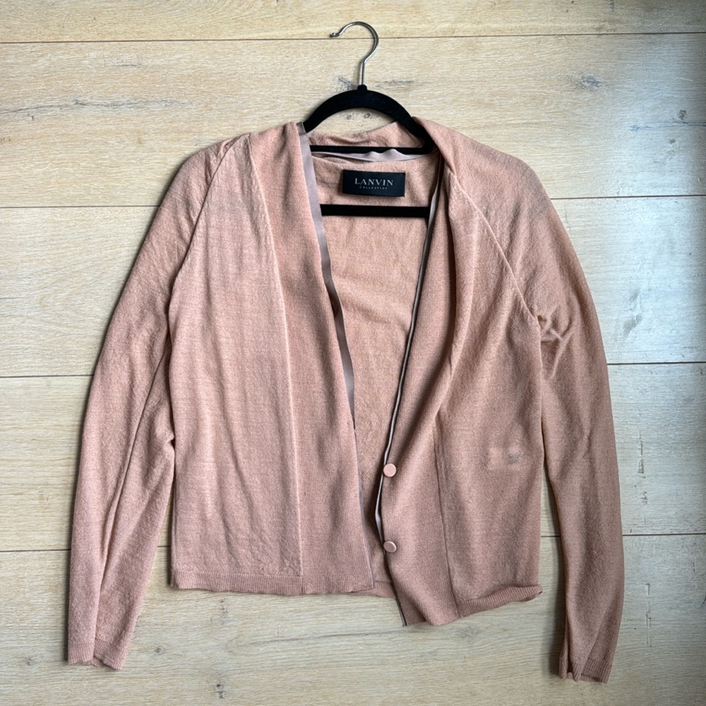 Lanvin Pink Cardigan